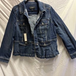 Liverpool Peplum Denim Jacket